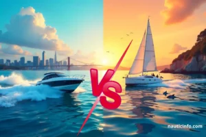 Bateau à moteur vs voilier