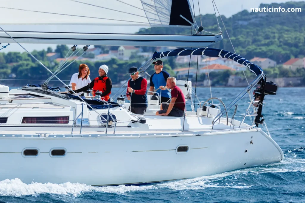 Préparation de la manoeuvre prise de ris