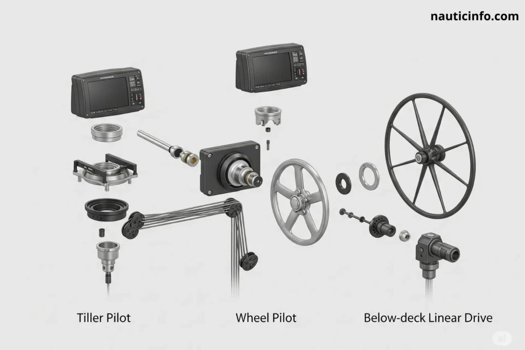 Pilote automatique intelligent 2025 : Les différents types d'installations
