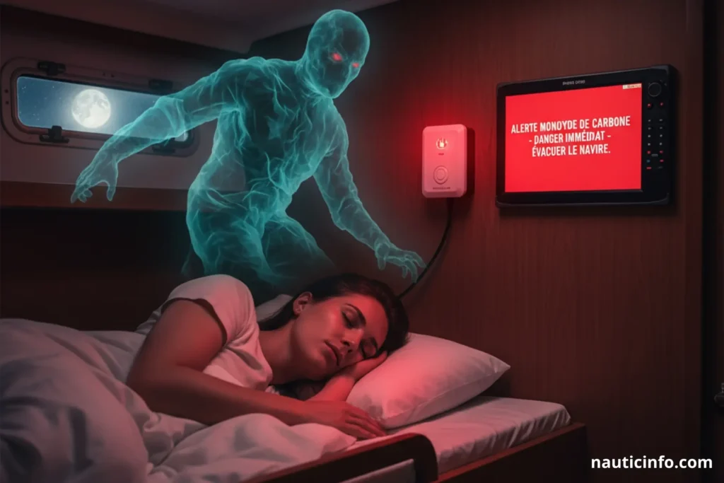 menace silencieuse du CO à bord 