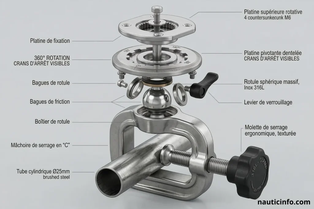 Systèmes de fixation : Assurer la stabilité des barbecues et planchas pour bateau