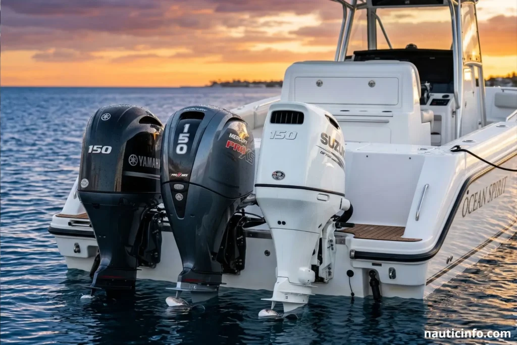 Comparatif moteurs hors-bord 150 cv Yamaha, Mercury ou Suzuki en 2026