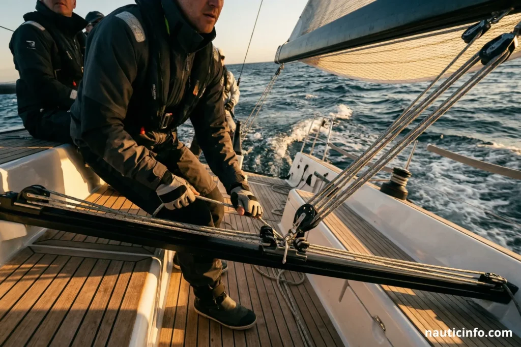 La grand-voile : le gouvernail pour régler ses voiles au près