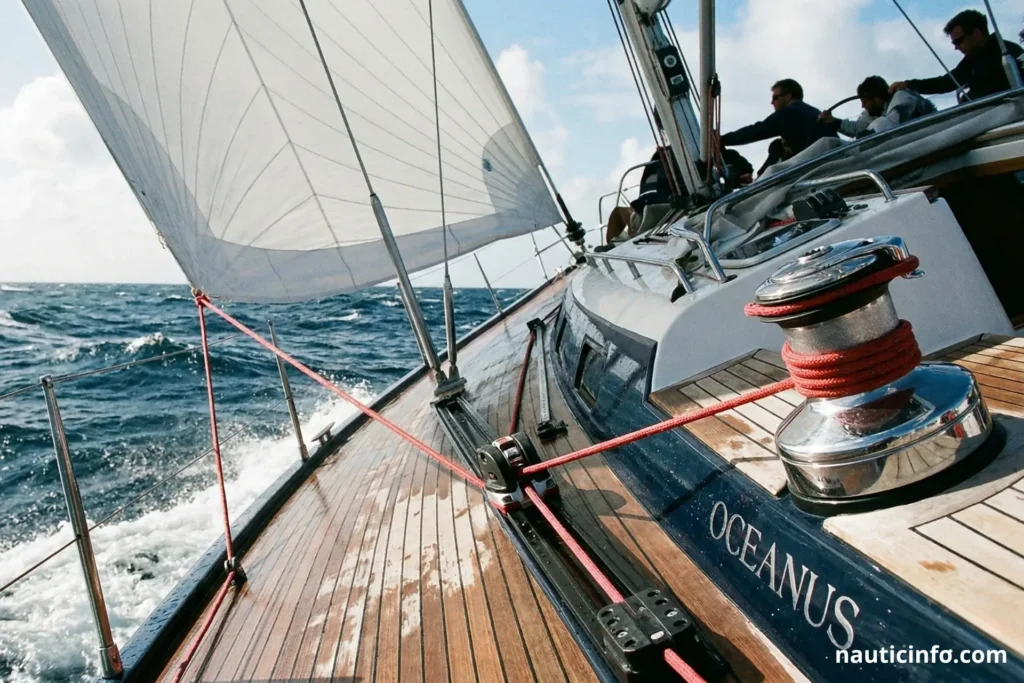 Optimiser le génois en cherchant à régler ses voiles au près